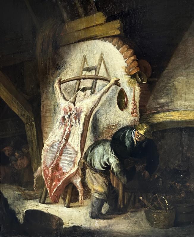 Свиная туша, 19 век